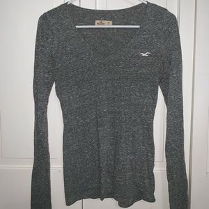 Hollister gray long sleeve